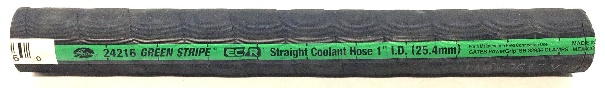 Gates Green Stripe 13" 2-Ply Straight Coolant Hose 24216 NOS