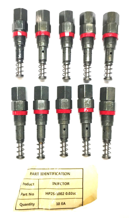 Unbranded Fuel Injector HP2S-1002-0.02cc [Lot of 10] NOS