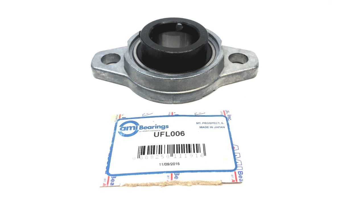 Asahi / AMI Flange Mount Bearing UFL006 NOS