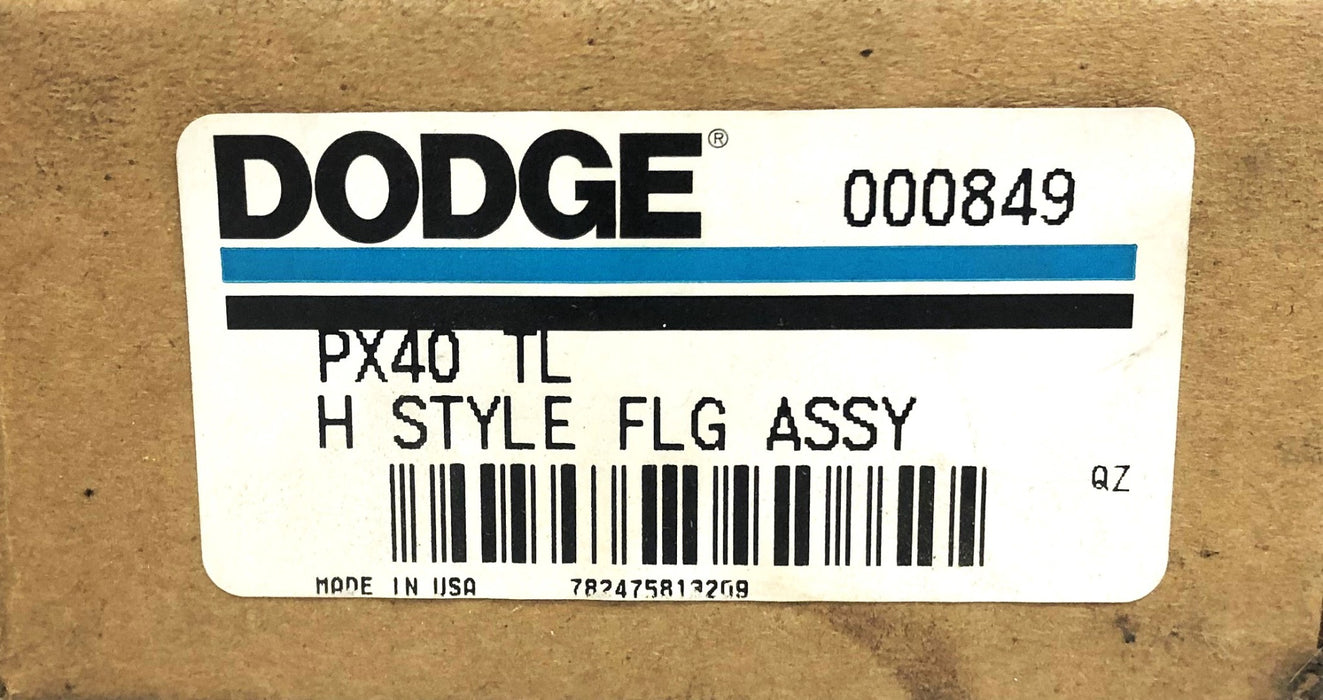 Dodge PX40 TL H Style Flange Assembly 000849 NOS
