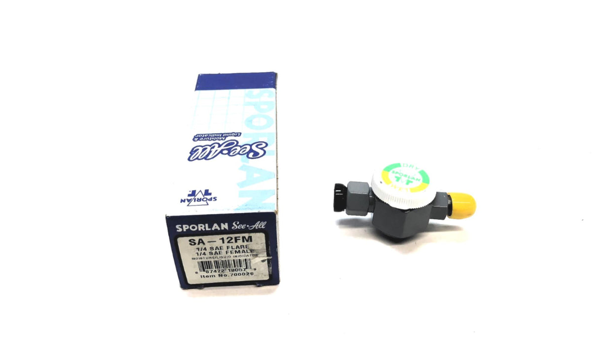 Sporlan 1/4" Moisture & Liquid Indicator SA-12FM (700026) NOS