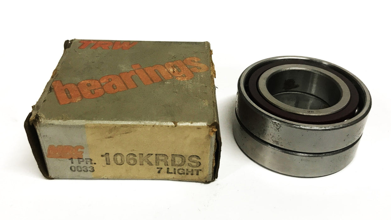 TRW/MRC Angular Contact Ball Bearing Pair 106KRDS NOS