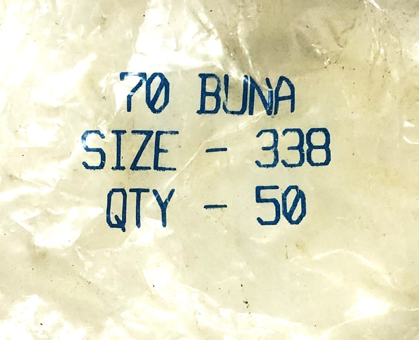 Buna 70 O-Ring 338 [Lot of 5] NOS
