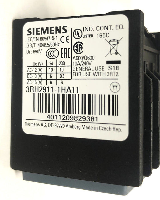 Siemens Power Contactor 3RT2025-1BB44 NOS