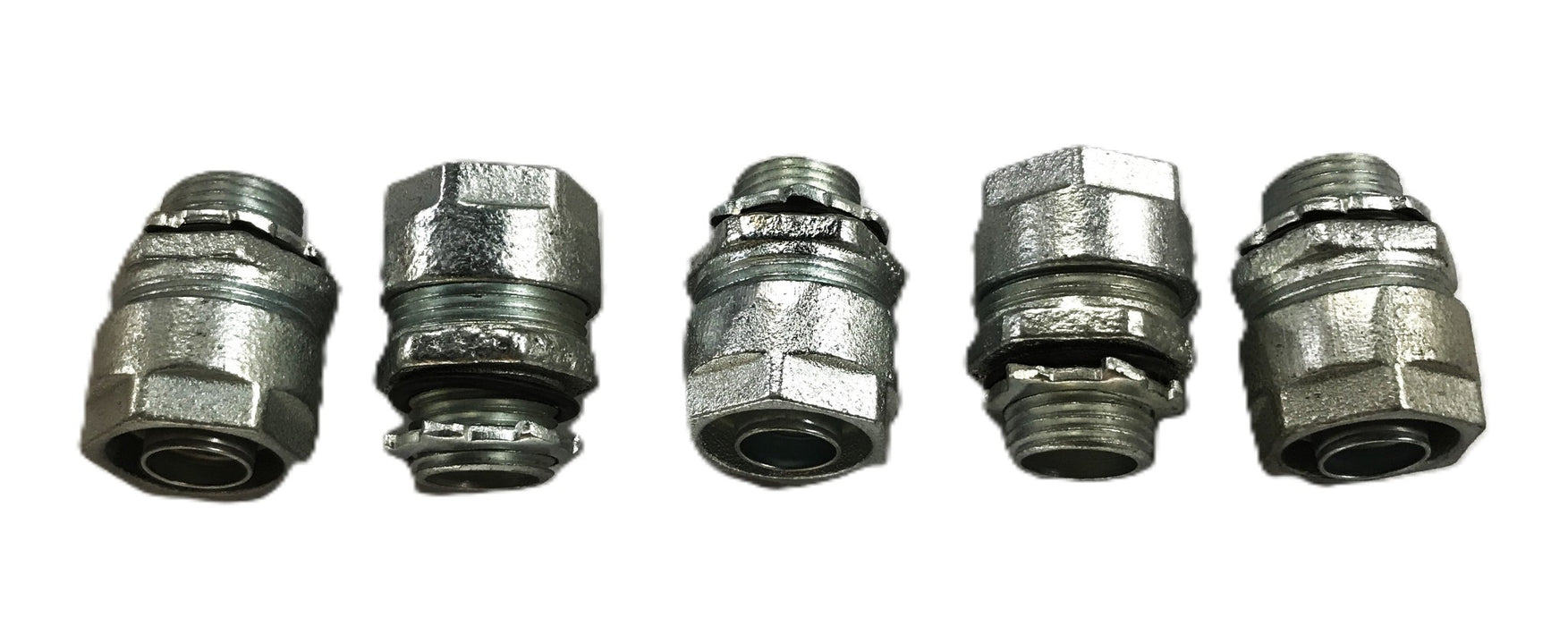 Gedney 1/2 inch Straight Liquid Tight Connector OZD4Q-50 [Lot of 5] NOS