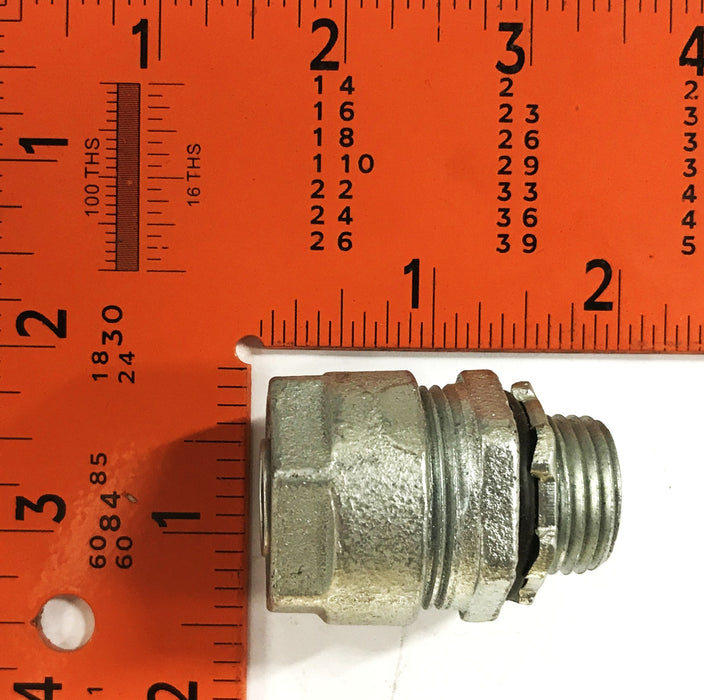 Gedney 1/2 inch Straight Liquid Tight Connector OZD4Q-50 [Lot of 5] NOS