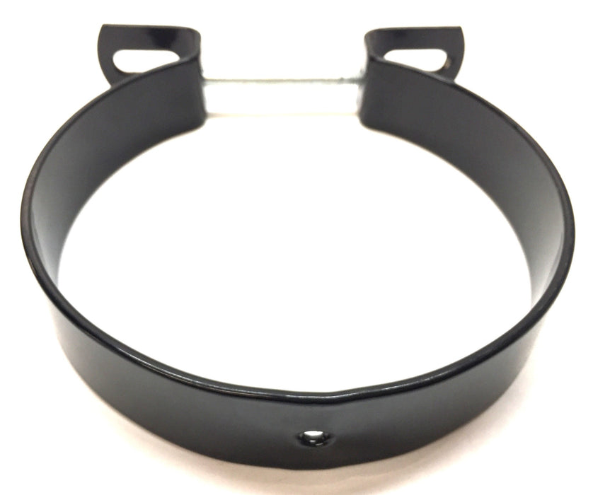 Unbranded 6"x1-1/4"x .12" Black Metal Pipe Clamp Fuel Filter Bracket NOS