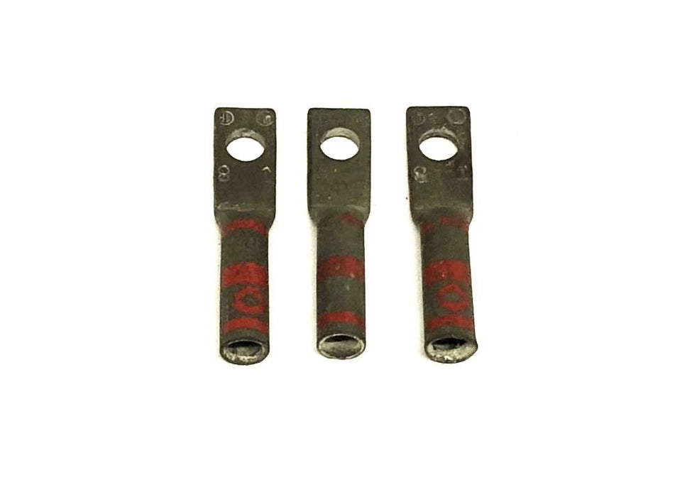 Unbranded Compression Wire Terminal Lug 8 [Lot of 3] NOS