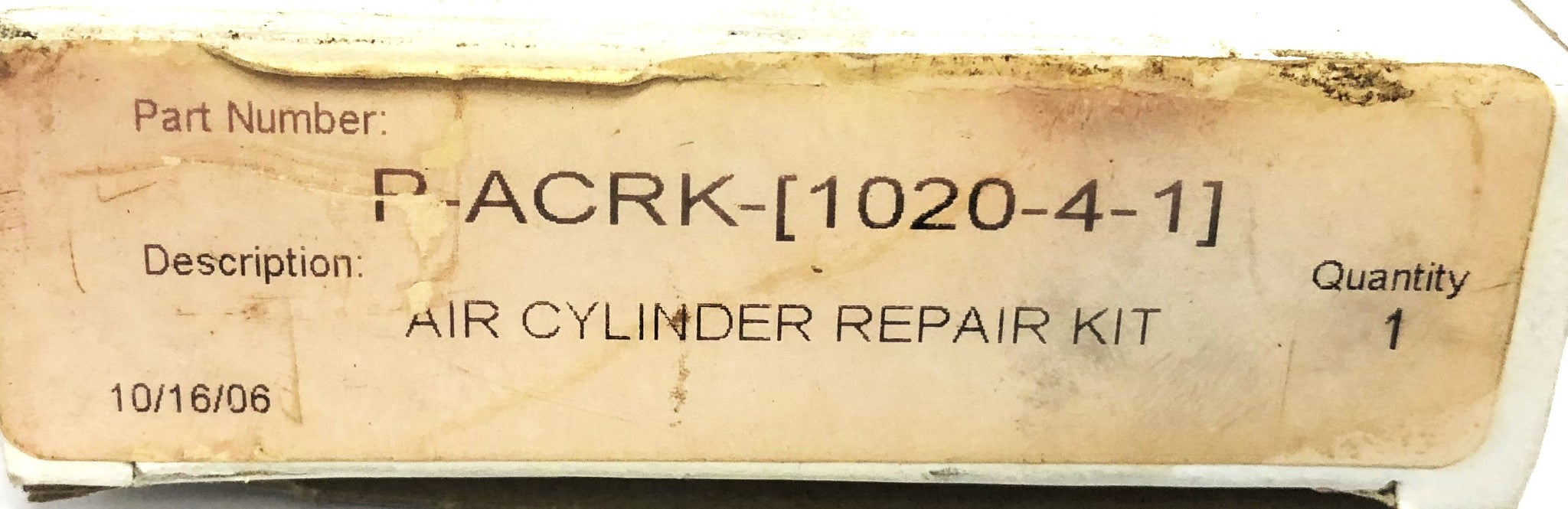 Unbranded Air Cylinder Repair Kit For Raque P-ACRK-[1020-4-1] NOS