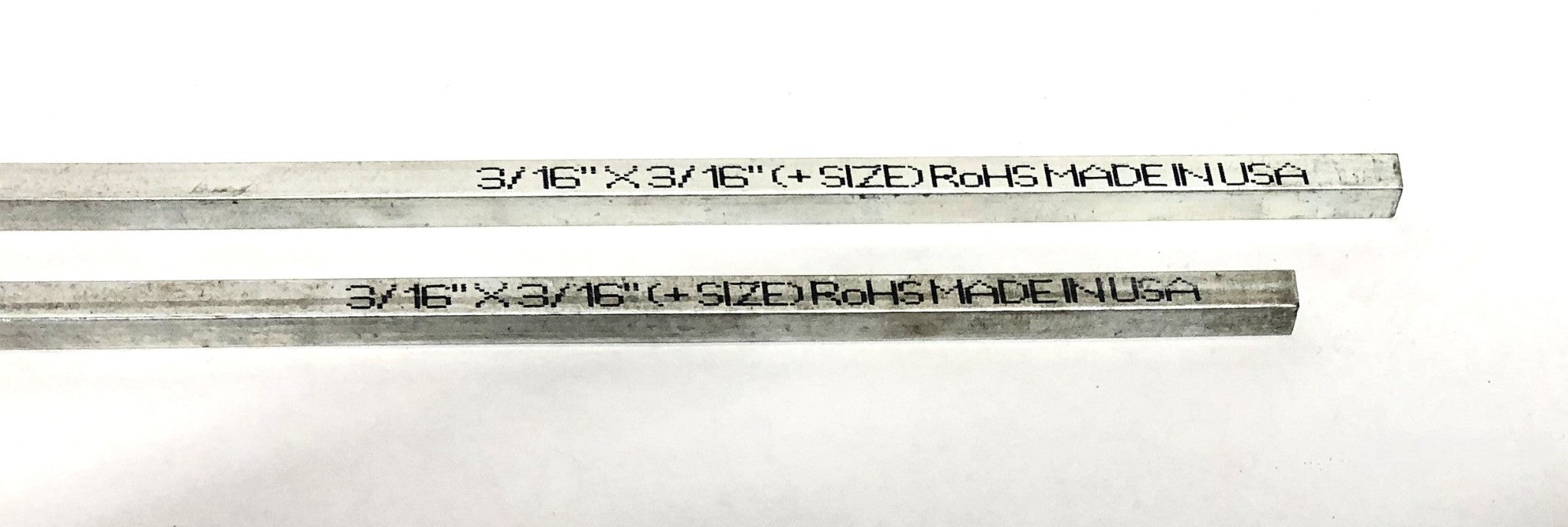 Unbranded Assorted Lengths Key Stock 3/16"x3/16" [Lot of 2] NOS