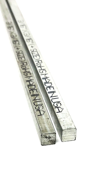 Unbranded Assorted Lengths Key Stock 3/16"x3/16" [Lot of 2] NOS