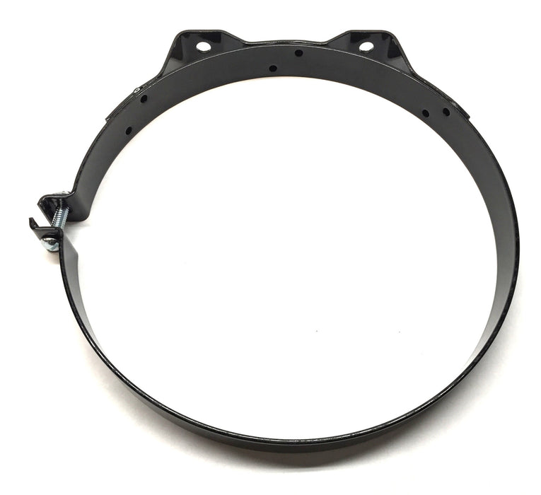 Unbranded 12"x1-1/4"x .12" Black Metal Pipe Clamp Fuel Filter Bracket NOS
