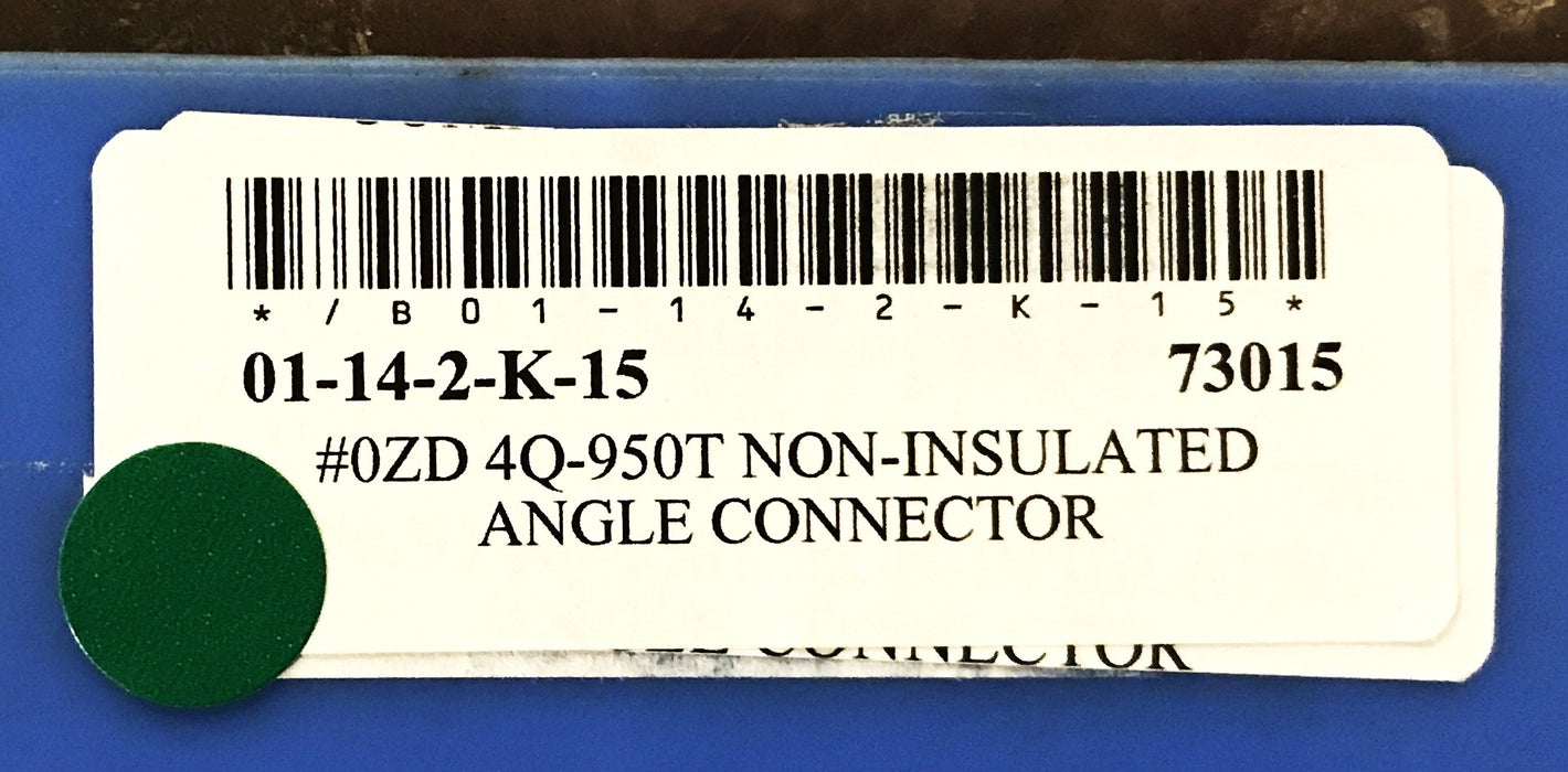 Gedney Liquid Tight Elbow Connector 4Q-950T [Lot of 8] NOS