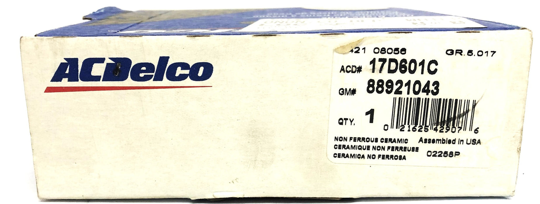 AC Delco Brake Pad Set 17D601C NOS