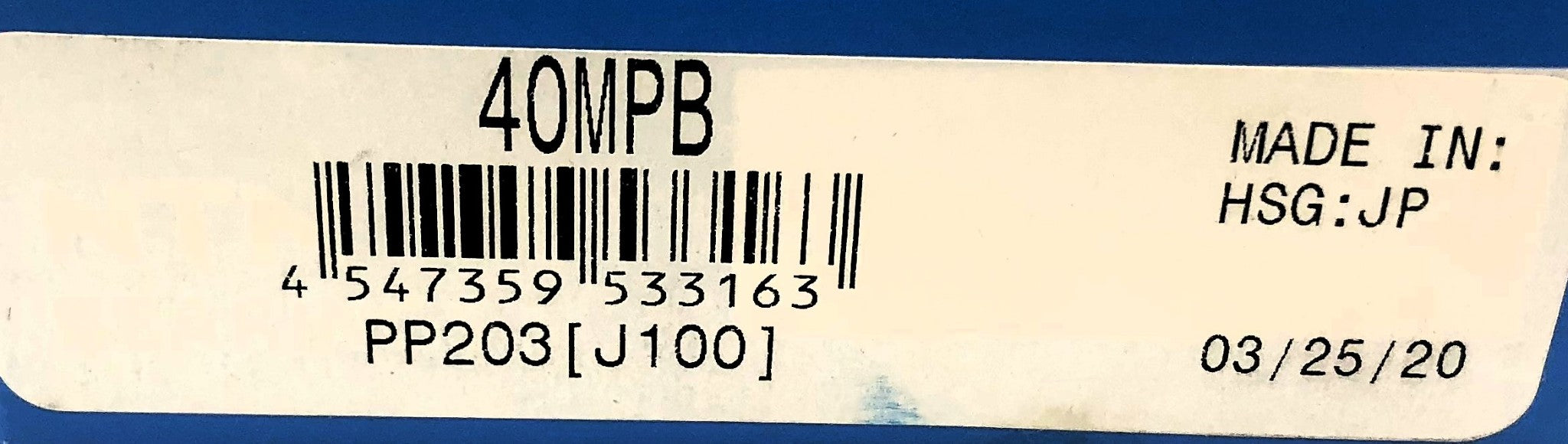 NTN Bearing Housing Adapter PP203 (40MPB) NOS