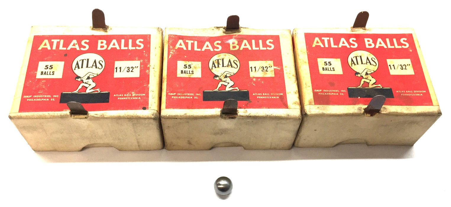 Atlas Balls 11/32" Steel Ball Bearing F-3970-4 [Lot of 165] NOS