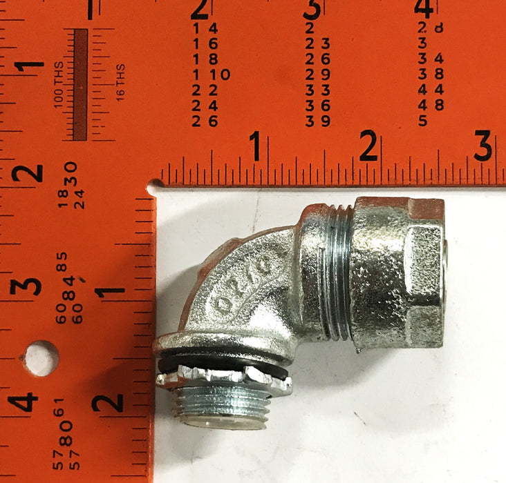 Gedney Liquid Tight Elbow Connector 4Q-950T [Lot of 8] NOS