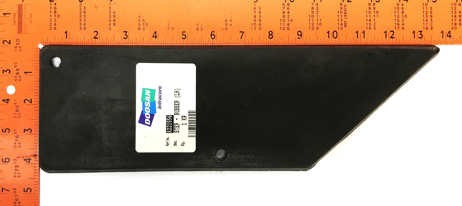 Doosan Daewoo Forklift LH Rubber Step A221556 NOS