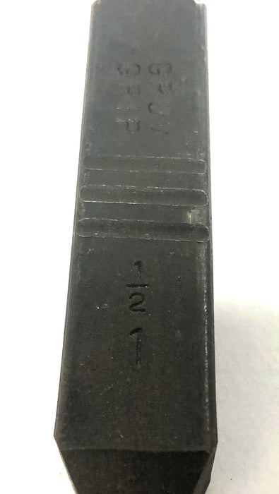 Gruv Grip 1/2 Inch Number Metal Stamp 1 USED