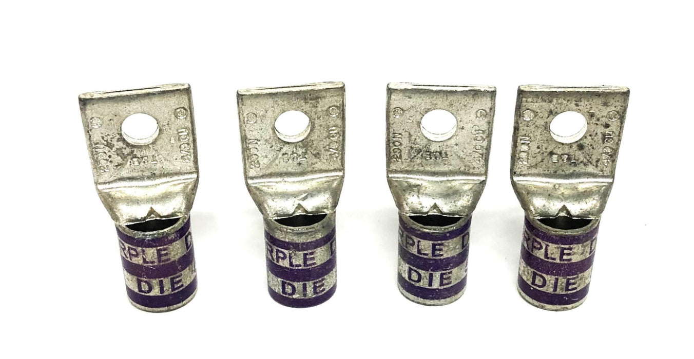 T&B Purple Die 54 Compression Terminal Lug 200N 4/0 CU [Lot of 4] NOS