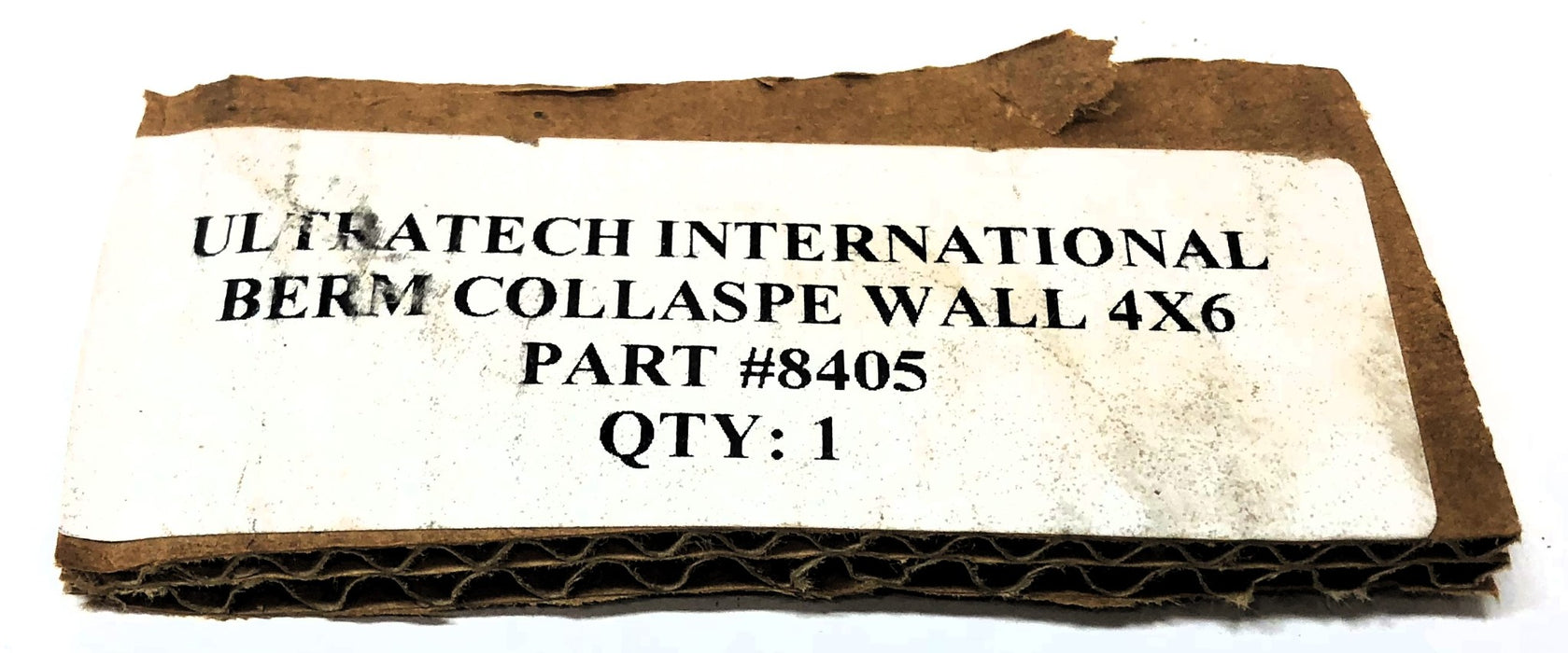 Ultratech 4 Feet x 6 Feet Berm Collapse Wall 8405 NOS