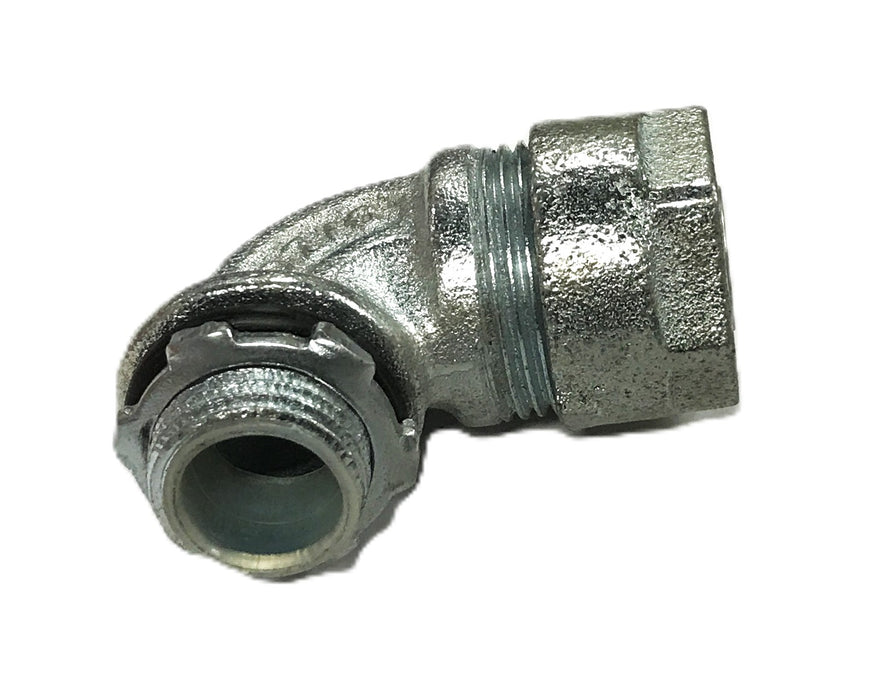 Gedney Liquid Tight Elbow Connector 4Q-950T [Lot of 8] NOS