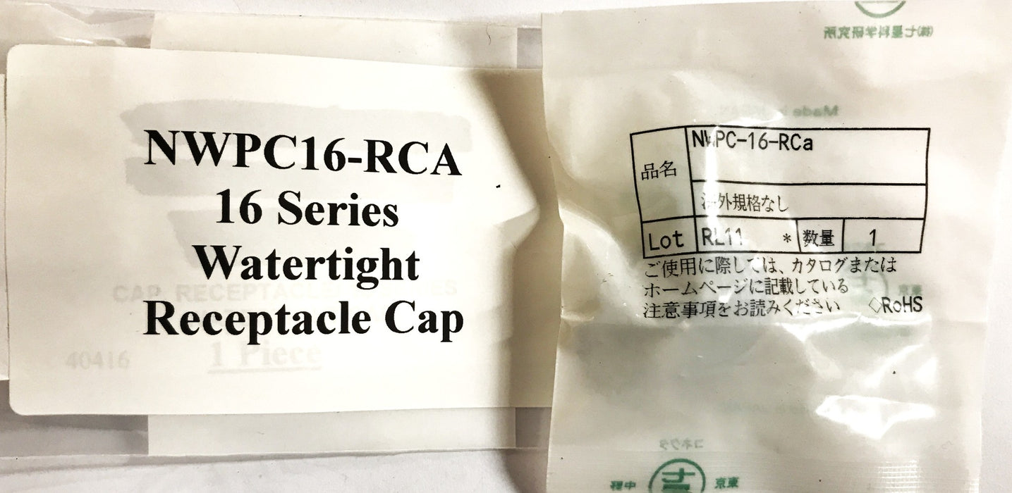 NWPC 16 Series Watertight Receptacle Cap NWPC-16-RCA NOS