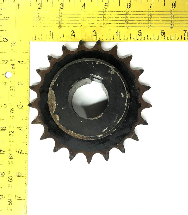 Tsubaki 1.58 Inch Bore Roller Chain Sprocket RS60-B21 USED