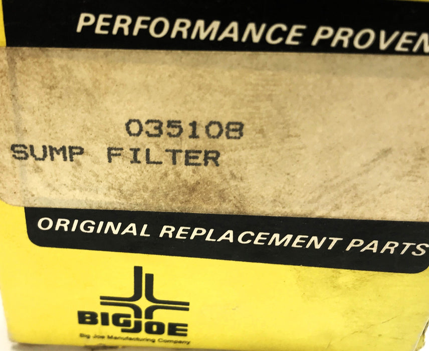 Big Joe Sump Filter 035108 NOS