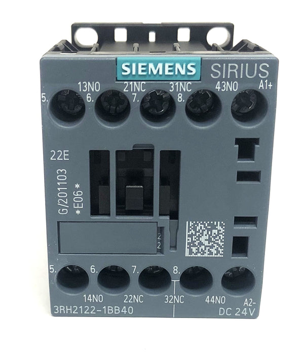 Siemens Contactor Relay 3RH2122-1BB40 NOS