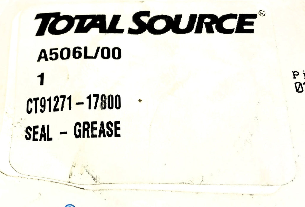 Total Source Grease Seal CT91271-17800 (A506L/00) NOS