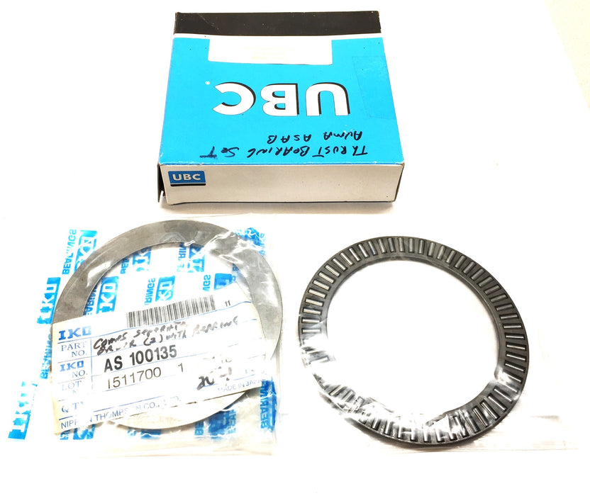 IKO Roller Thrust Bearing Assembly AS100135 (AXK100135) NOS