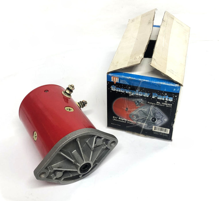 SAM 4-1/2 Inch Replacement Motor With Recessed Shaft For Snowplow 1306325 NOS
