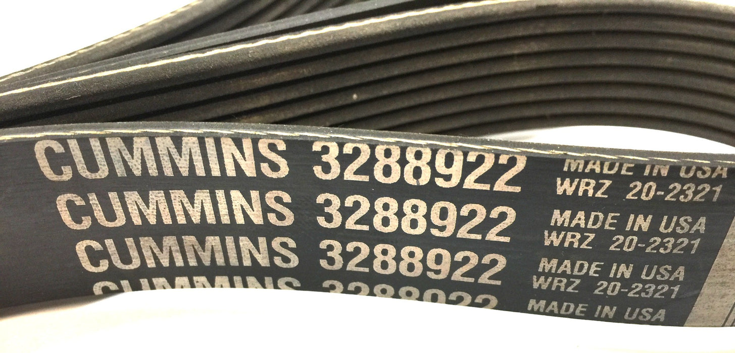 Cummins Accessory Drive Serpentine Belt 3288922 NOS