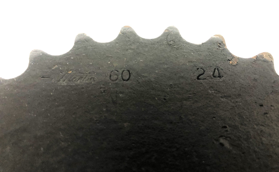 Martin 0.72 Inch Bore Roller Chain Sprocket 60 24 NOS