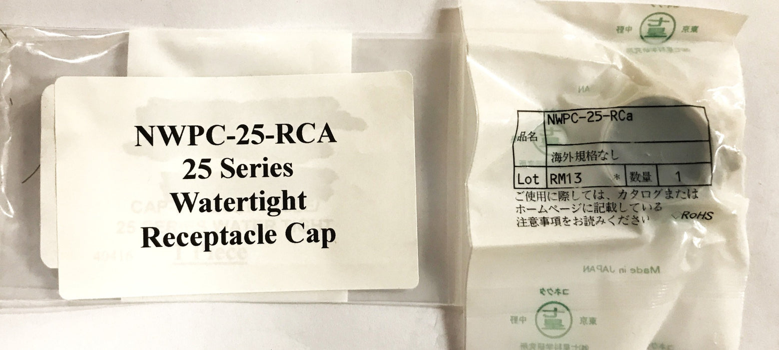 NWPC 25 Series Watertight Receptacle Cap NWPC-25-RCA NOS