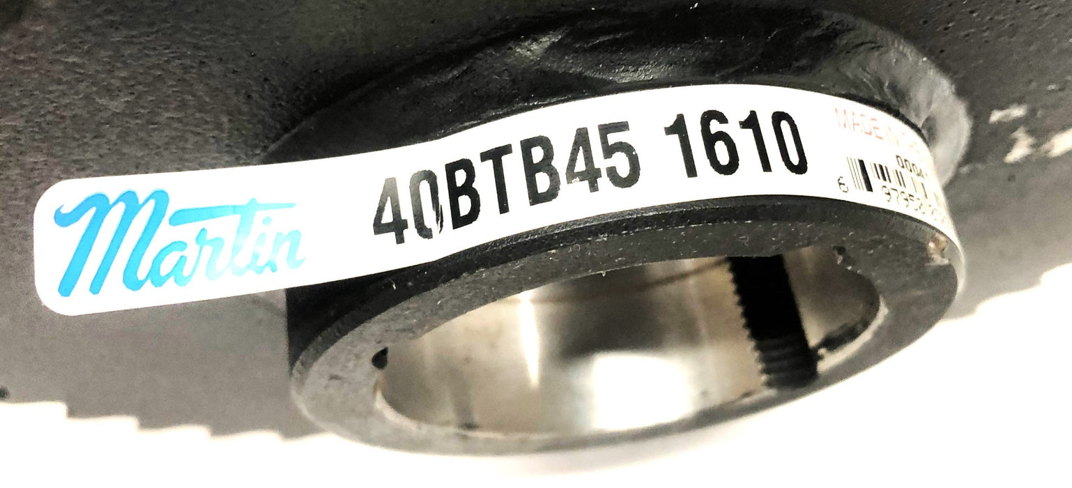 Martin 1610 Tapered Bore Roller Chain Sprocket 40BTB45 NOS