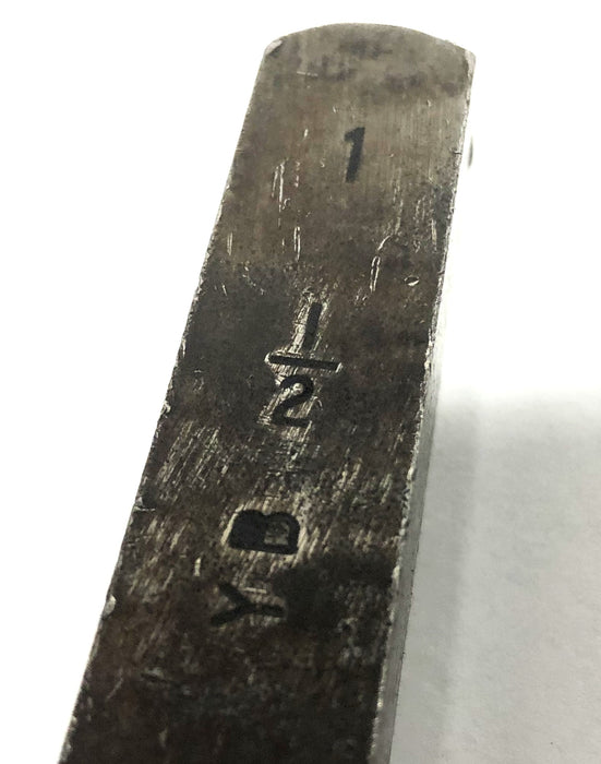 YB 1/2 Inch Number Metal Stamp 1 USED