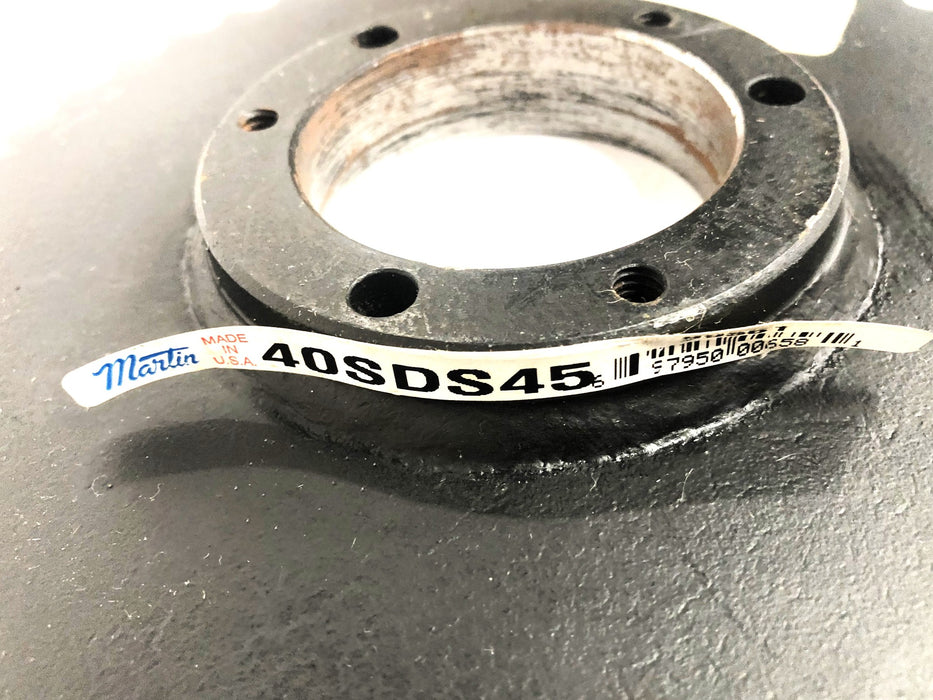 Martin 2.14 Inch Bore Roller Chain Sprocket 40SDS45 NOS