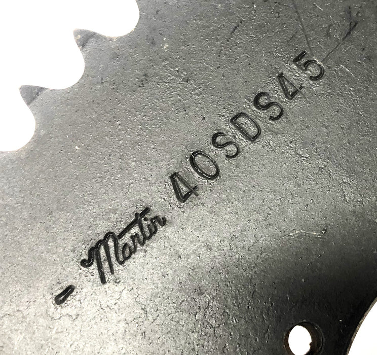 Martin 2.14 Inch Bore Roller Chain Sprocket 40SDS45 NOS