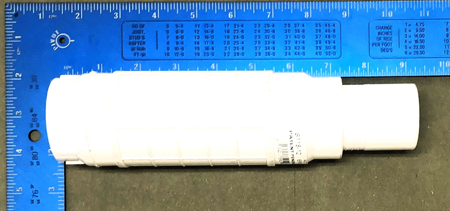 Spears 1-1/4" SCH40 Sliding/Slip Repair Coupling PVC Pipe 2FW1G2 [Lot of 2] NOS