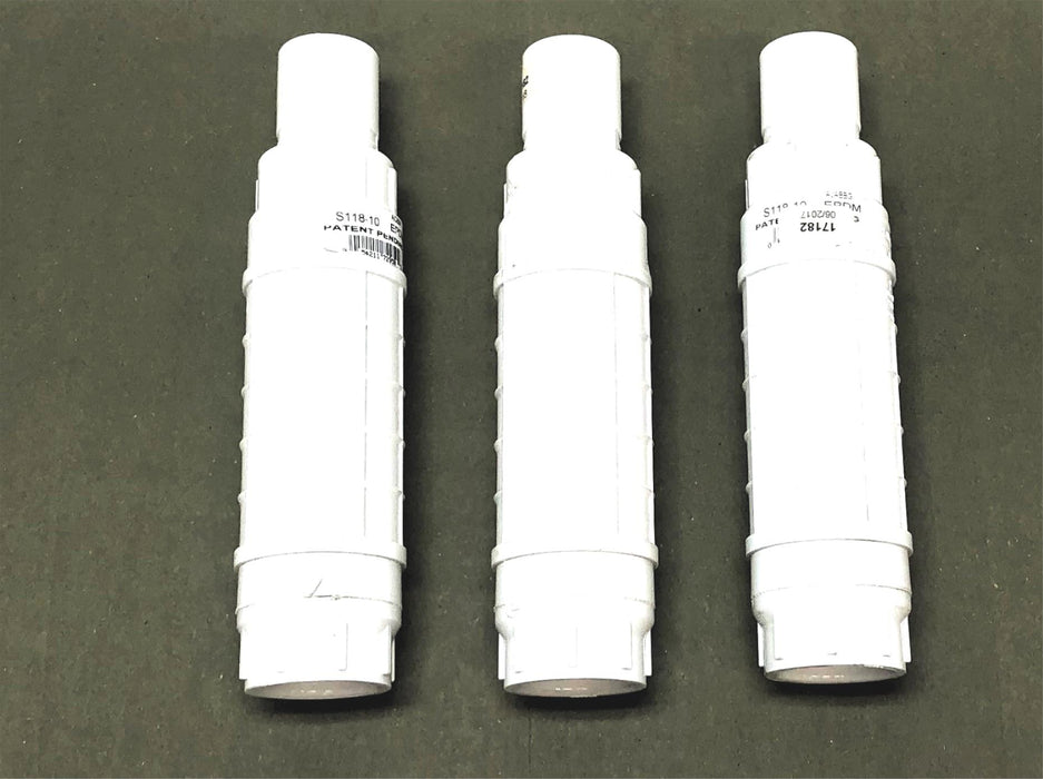 Spears 1" PVC Repair Coupling S118-10 (2FW1C2) [Lot of 3] NOS