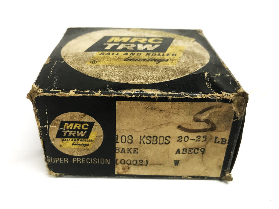 MRC Angular Contact Bearing Pair 108KSBDS-ABEC9 NOS