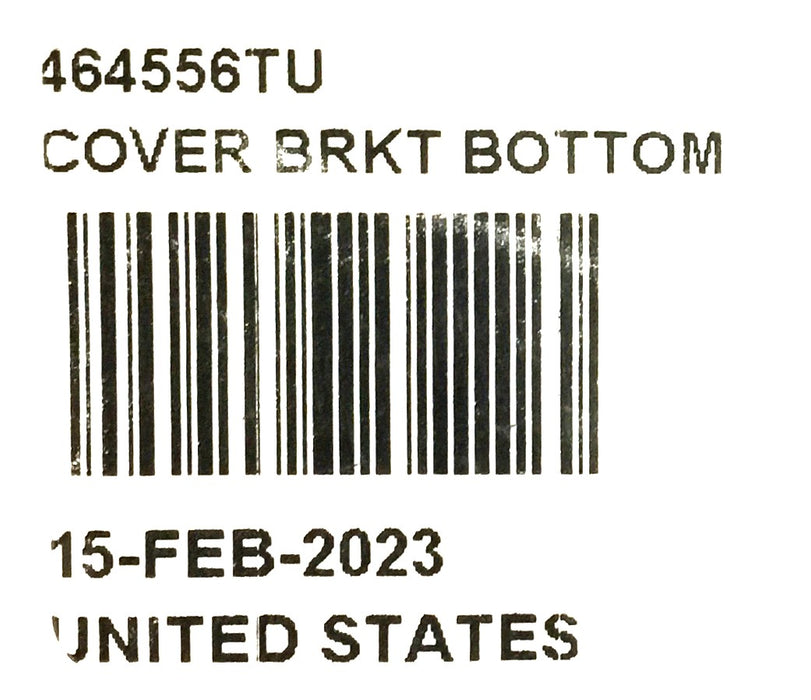 Terex Bottom Cover Bracket 464556TU NOS