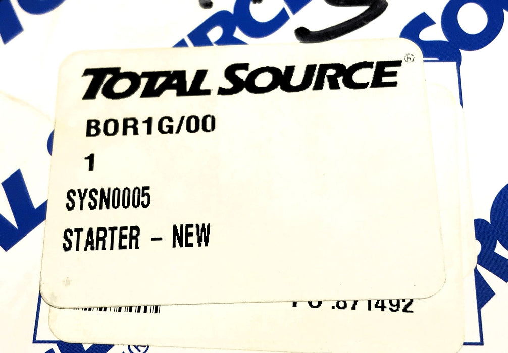 Total Source Starter For Forklift SYSN0005 NOS
