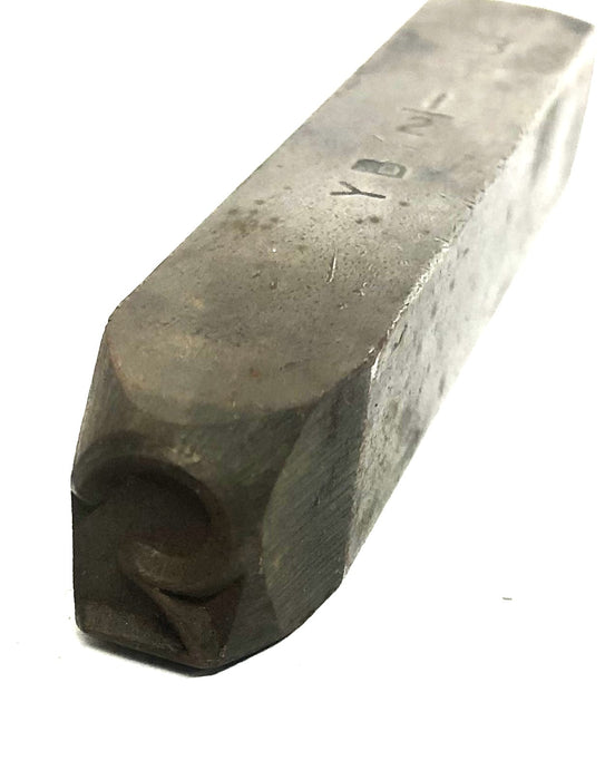 YB 1/2 Inch Number Metal Stamp 3 USED