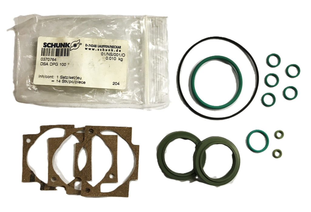 Schunk 14-Piece Seal Kit 0370764-DSA-DPG-100 [Lot of 3] NOS