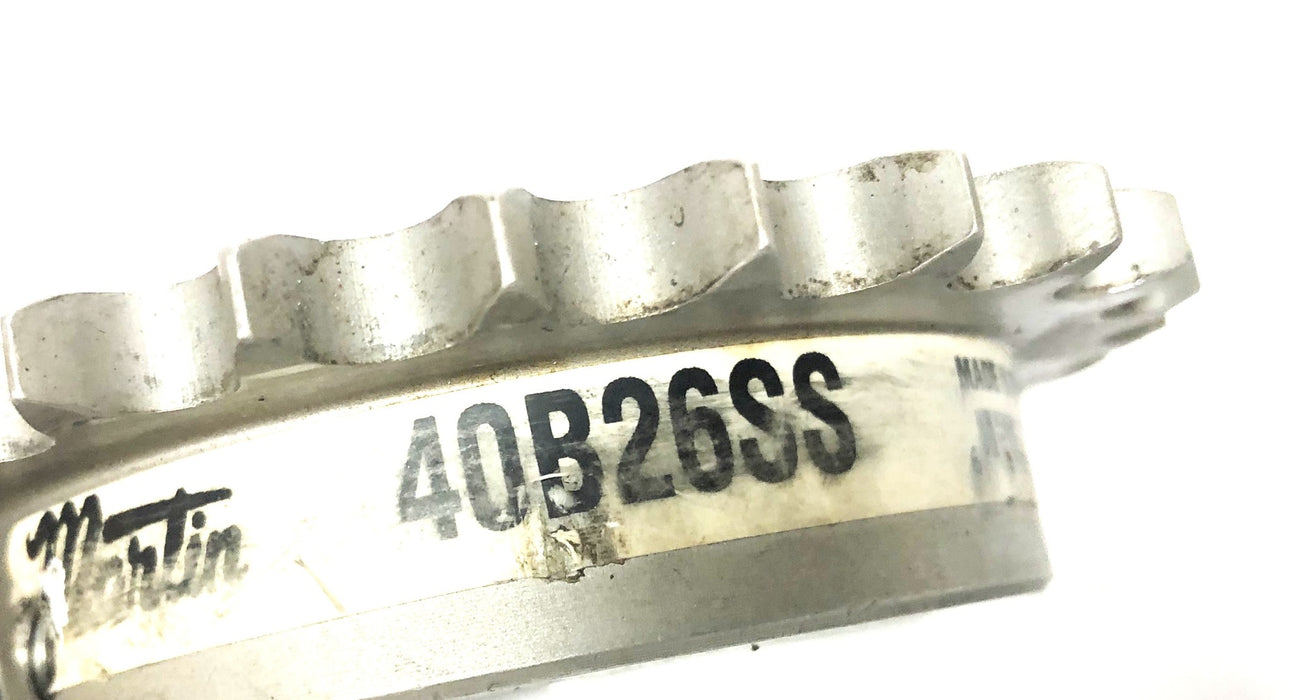 Martin Roller Chain Sprocket 40B26SS USED