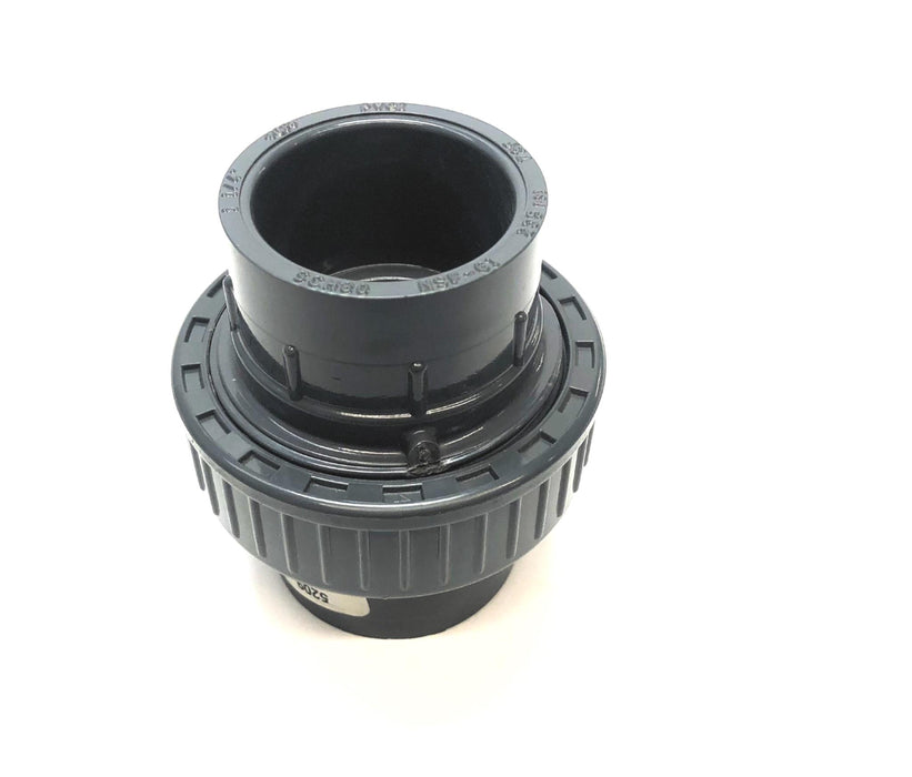 Unbranded 1-1/4" SCH80 PVC Union NSF-61 [Lot of 2] NOS