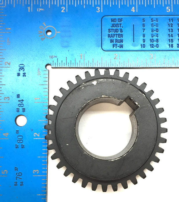 Martin Set-Screw Spur Gear S1236 14-1/2 with 1-1/2" Bore w/Keyway NOS